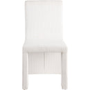  Color_Cream -- Benson Cream Corduroy Fabric Upholstered Dining Chair IMAGE 3