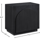  Meridian Navona Black Oak Veneer Sideboard / Buffet IMAGE 10