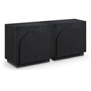  Meridian Navona Black Oak Veneer Sideboard / Buffet IMAGE 1