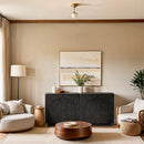  Meridian Navona Black Oak Veneer Sideboard / Buffet IMAGE 2