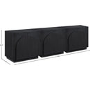  Meridian Navona Black Oak Veneer Sideboard / Buffet IMAGE 10