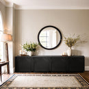  Meridian Navona Black Oak Veneer Sideboard / Buffet IMAGE 2