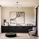  Meridian Navona Black Oak Veneer Sideboard / Buffet IMAGE 2