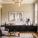  Meridian Navona Black Oak Veneer Sideboard / Buffet IMAGE 2