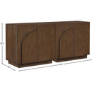  Meridian Navona Brown Oak Veneer Sideboard / Buffet IMAGE 10