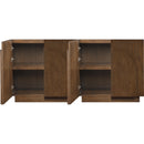  Meridian Navona Brown Oak Veneer Sideboard / Buffet IMAGE 4
