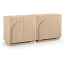  Meridian Navona Natural Oak Veneer Sideboard / Buffet IMAGE 1