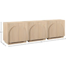  Meridian Navona Natural Oak Veneer Sideboard / Buffet IMAGE 10