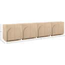  Meridian Navona Natural Oak Veneer Sideboard / Buffet IMAGE 10