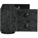  Meridian Bubble Black Solid Wood And Oak Veneer Sideboard / Buffet IMAGE 7