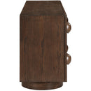  Meridian Bubble Brown Solid Wood And Oak Veneer Sideboard / Buffet IMAGE 4