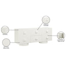  Meridian Bubble Cream Solid Wood And Oak Veneer Sideboard / Buffet IMAGE 11