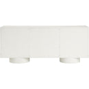  Meridian Bubble Cream Solid Wood And Oak Veneer Sideboard / Buffet IMAGE 5