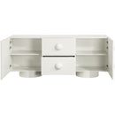  Meridian Bubble Cream Solid Wood And Oak Veneer Sideboard / Buffet IMAGE 6
