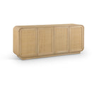  Meridian Windsor Natural Solid Wood And Natural Cane Sideboard / Buffet IMAGE 1