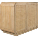  Meridian Windsor Natural Solid Wood And Natural Cane Sideboard / Buffet IMAGE 8