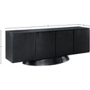  Meridian Bellona Black Oak Veneer Sideboard / Buffet IMAGE 10