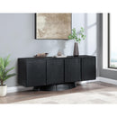  Meridian Bellona Black Oak Veneer Sideboard / Buffet IMAGE 2