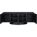  Meridian Bellona Black Oak Veneer Sideboard / Buffet IMAGE 9