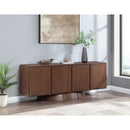  Meridian Bellona Brown Oak Veneer Sideboard / Buffet IMAGE 2