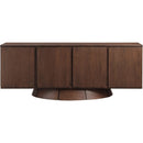  Meridian Bellona Brown Oak Veneer Sideboard / Buffet IMAGE 3