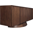  Meridian Bellona Brown Oak Veneer Sideboard / Buffet IMAGE 6