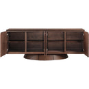  Meridian Bellona Brown Oak Veneer Sideboard / Buffet IMAGE 9