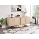  Meridian Bellona Natural Oak Veneer Sideboard / Buffet IMAGE 2