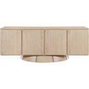  Meridian Bellona Natural Oak Veneer Sideboard / Buffet IMAGE 3