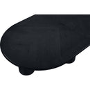  Color_Black -- Meridian Oval Dolan Dining Table with Pedestal Base IMAGE 13