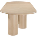  Color_Oak -- Dolan 95.25" / 119.25" / 143.25" Oak Solid Wood And Oak Veneer Dining Table IMAGE 10