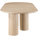  Meridian Dolan 95.25" / 119.25" / 143.25" Oak Solid Wood And Oak Veneer Dining Table IMAGE 11