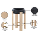  Color_Black -- Meridian Harrison Counter Height Stool IMAGE 7