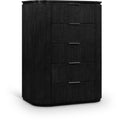  Color_Black -- Meridian Astrid 5 Drawer Chest IMAGE 1