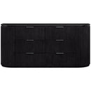  Color_Black -- Meridian Astrid 6 Drawer Dresser IMAGE 3