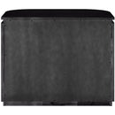  Color_Black -- Meridian Astrid 3 Drawer Nightstand IMAGE 5