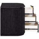  Color_Black -- Meridian Astrid 3 Drawer Nightstand IMAGE 6