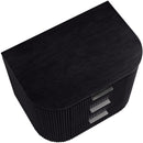  Color_Black -- Meridian Astrid 3 Drawer Nightstand IMAGE 9