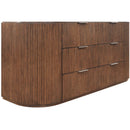  Meridian Astrid Brown Solid Wood And Oak Veneer Dresser IMAGE 10