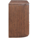  Color_Brown -- Astrid Brown Solid Wood And Oak Veneer Dresser IMAGE 4