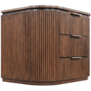  Color_Brown -- Astrid Brown Solid Wood And Oak Veneer Nightstand IMAGE 7