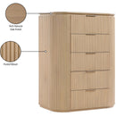  Meridian Astrid Natural Solid Wood And Oak Veneer Chest IMAGE 13