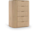  Color_Natural -- Astrid Natural Solid Wood And Oak Veneer Chest IMAGE 1