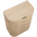  Meridian Astrid Natural Solid Wood And Oak Veneer Chest IMAGE 7