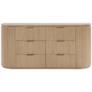  Color_Natural -- Astrid Natural Solid Wood And Oak Veneer Dresser IMAGE 3