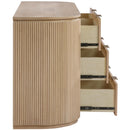  Meridian Astrid Natural Solid Wood And Oak Veneer Dresser IMAGE 6