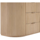  Color_Natural -- Astrid Natural Solid Wood And Oak Veneer Dresser IMAGE 7