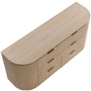  Color_Natural -- Astrid Natural Solid Wood And Oak Veneer Dresser IMAGE 9