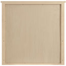  Meridian Astrid Natural Solid Wood And Oak Veneer Mirror IMAGE 5