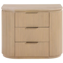 Color_Natural -- Astrid Natural Solid Wood And Oak Veneer Nightstand IMAGE 3